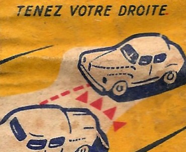 Boite d'allumettes Prévention routière (02)