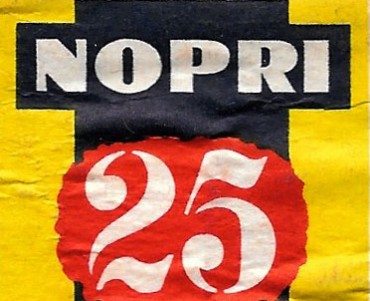 Boite d'allumettes Nopri