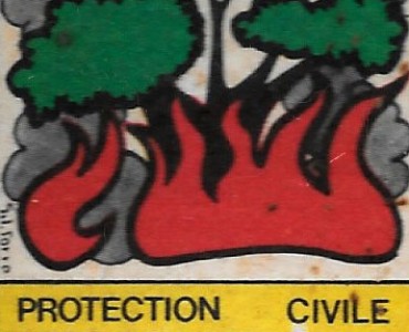 Boite d'allumettes Protection Civile