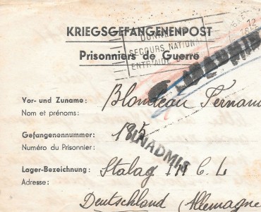 Courrier au prisonnier de guerres (01)