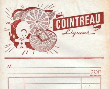 Petite facture illustrée Cointreau