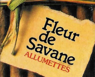 Boite d'allumettes Fleur de Savane/Lutel