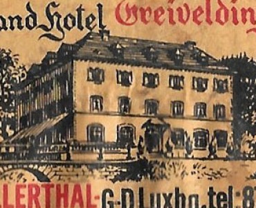 Boite d'allumettes Grand-Hôtel Greiveldinger