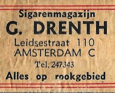 Boite d'allumettes C Drenth