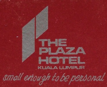 Boite d'allumettes Plaza Hotel