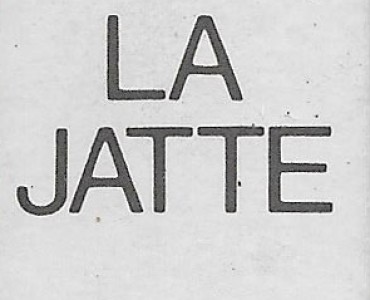 Boite d'allumettes Café La Jatte