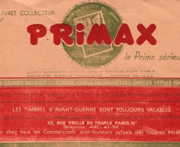 Collecteur de Timbres-primes Primax
