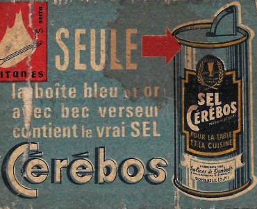 Grosse boite d'allumettes Cérébos (01)