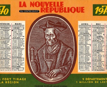 Calendrier 1970 La Nouvelle République