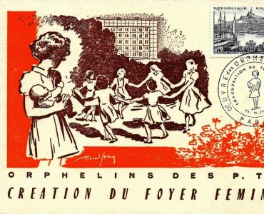 Carte Philatélique Foyer des PTT (01)