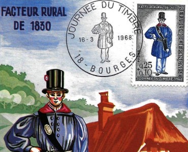 Carte Philatélique Journée du timbre 1968 (02)