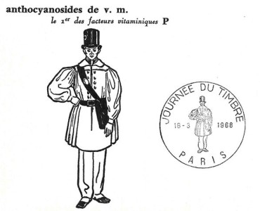 Enveloppe philatélique Journée du timbre 1968