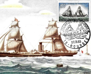 Carte Philatélique Journée du timbre 1965 (01)