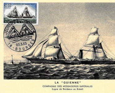 Carte Philatélique Journée du timbre 1965 (02)