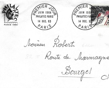 Enveloppe Exposition Philatec