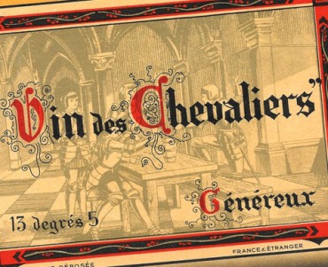 Buvard Vin des Chevaliers