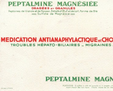 Buvard Peptalmine Magnésiée