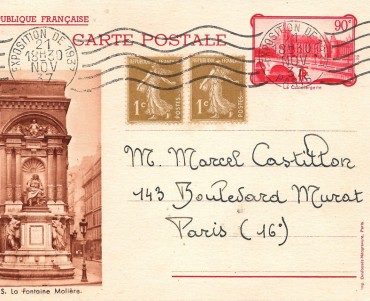 Carte Postale Exposition Internationale 1937 (02)