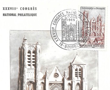 Carte Philatélique 38e Congrès National Philatélique