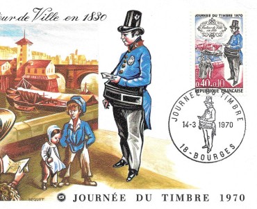 Carte Philatélique Journée du timbre 1970 
