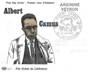 Enveloppe Philatélique Albert Camus