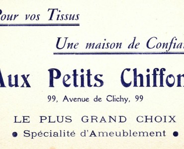 Buvard Aux petits chiffons