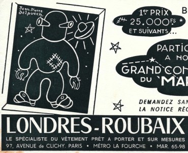 Buvard Londres Roubaix