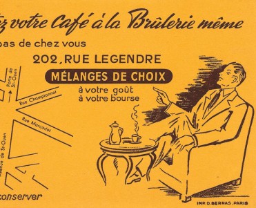 Buvard Café à la Brûlerie