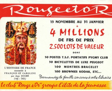 Buvard Rouge et Or (04)