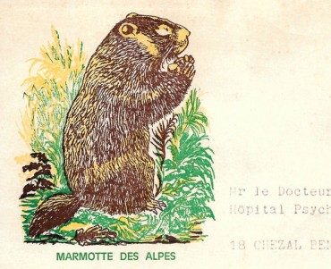 Carte Philatélique Marmotte des Alpes
