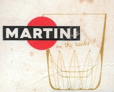 Pochette d'allumettes Martini
