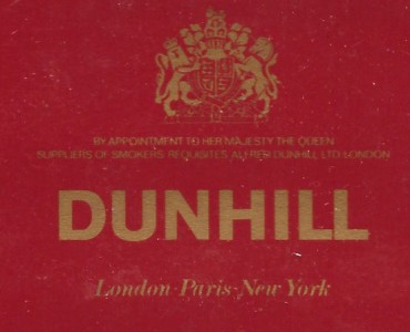 Pochette d'allumettes Dunhill (01)