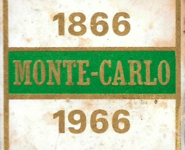 Pochette d'allumettes Monte-Carlo