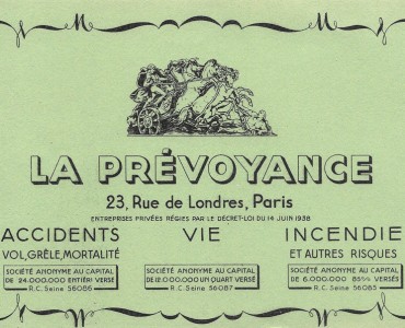 Buvard La Prévoyance