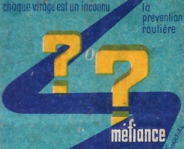 Boite d'allumettes Prévention routière (03)