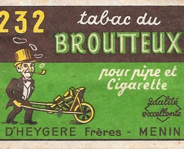 Boite d'allumettes Tabac du Broutteux