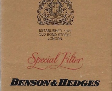 Boite d'allumettes Benson & Hedges (01)