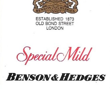 Boite d'allumettes Benson & Hedges (02)