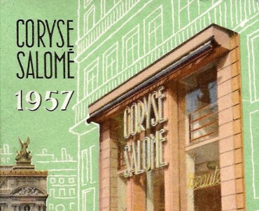 Calendrier 1957 Coryse Salomé