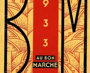 Calendrier 1933 Au Bon Marché