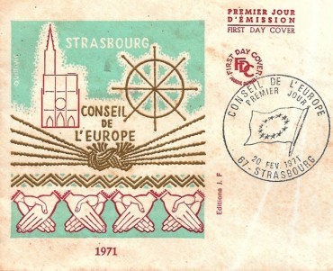 Enveloppe Philatélique Conseil de l'Europe
