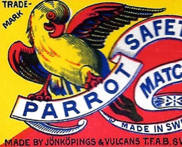 Boite d'allumettes Parrot