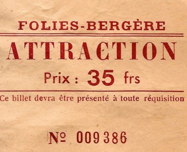 Billet d'entrée Folies-Bergère (01)