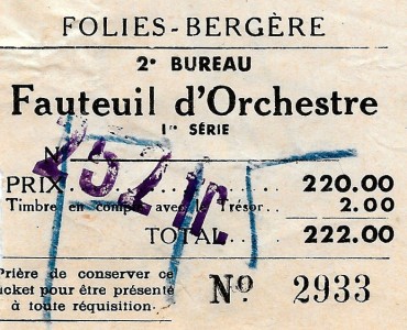 Billet d'entrée Folies-Bergère (02)