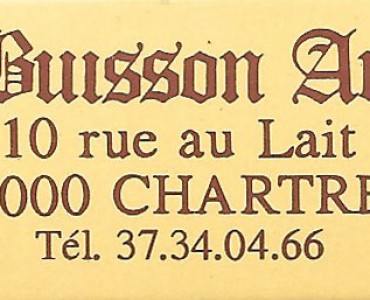 Boite d'allumettes Le Buisson Ardent