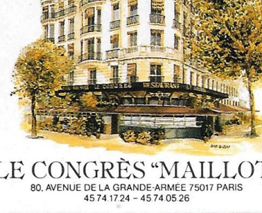 Boite d'allumettes Le Congrès Maillot