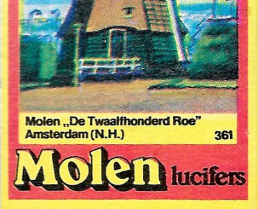 Boites d'allumettes Molen Lucifers