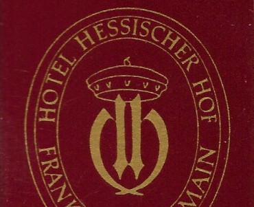 Boites d'allumettes Hotel Hessischer Hof