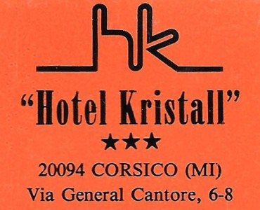 Pochette d'allumettes Hotel Kristall