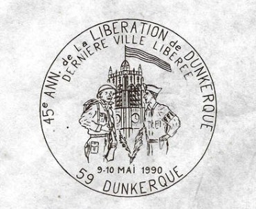 Enveloppe Philatélique Libération de Dunkerque